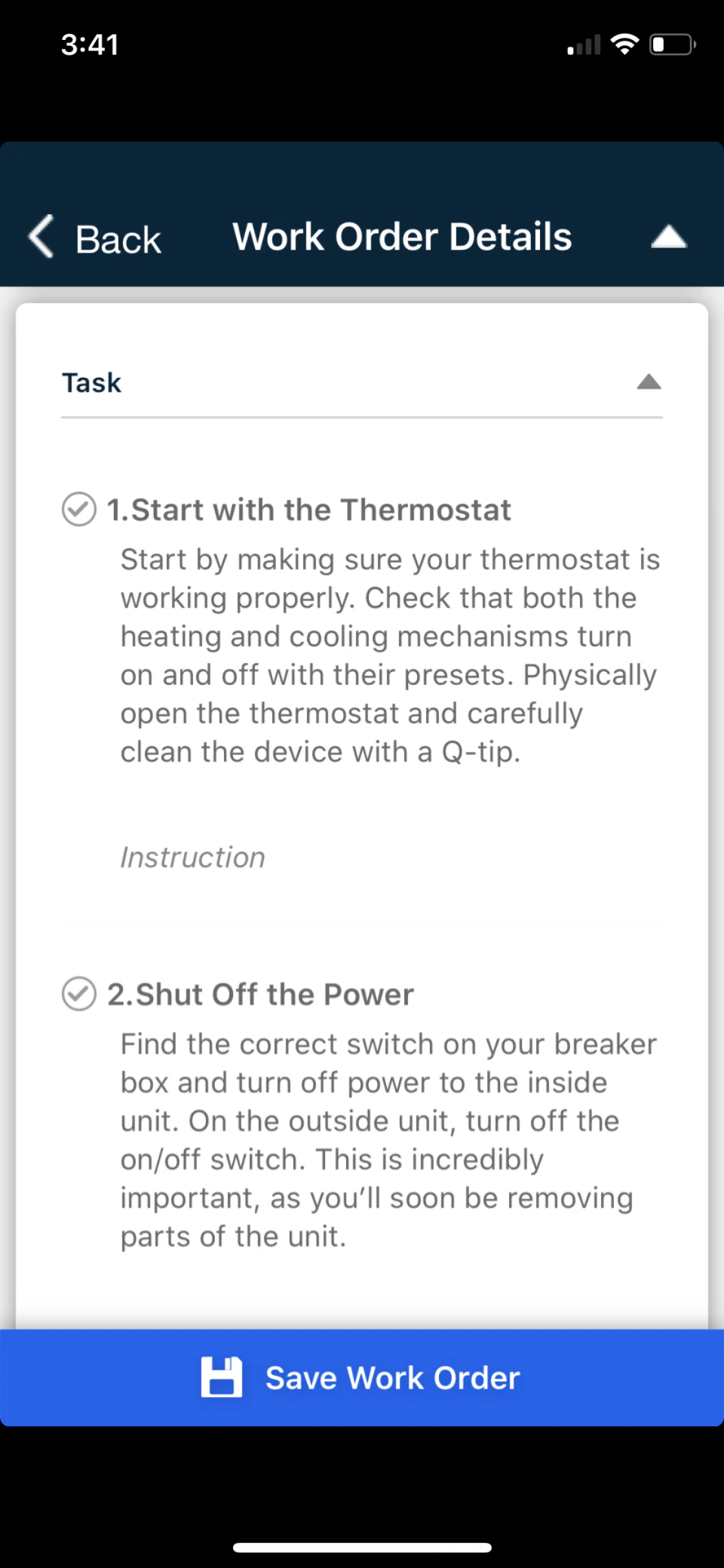 screenshot of Asset Essentials